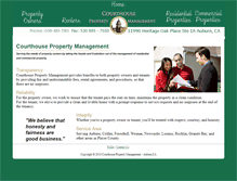 Tablet Screenshot of courthouseproperty.com